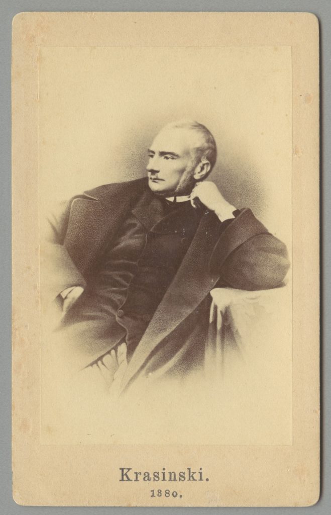 Z. Krasiński, portr., reprodukcja fot. grafiki lub dagerotypu (?)