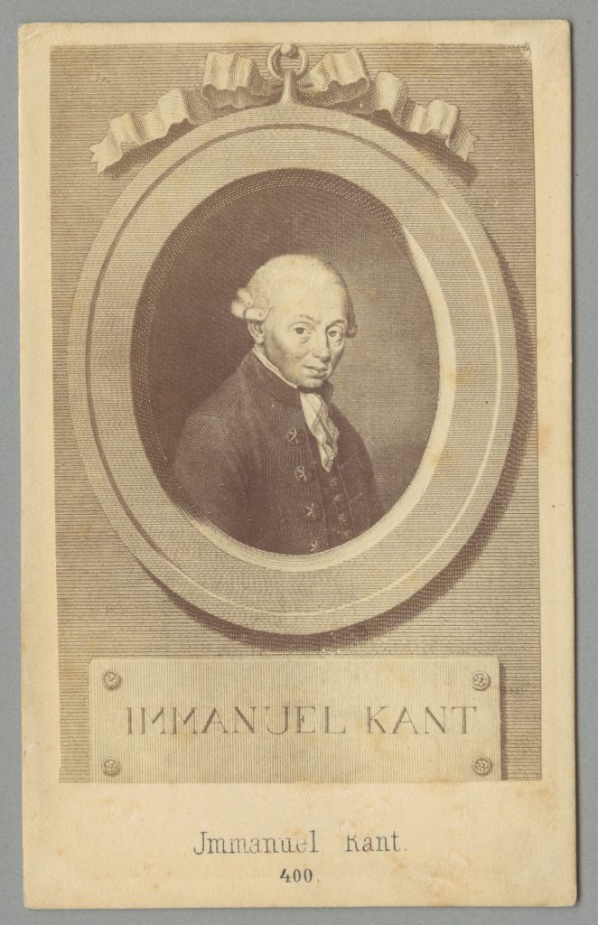 Immanuel Kant, portr., reprodukcja fot. grafiki
