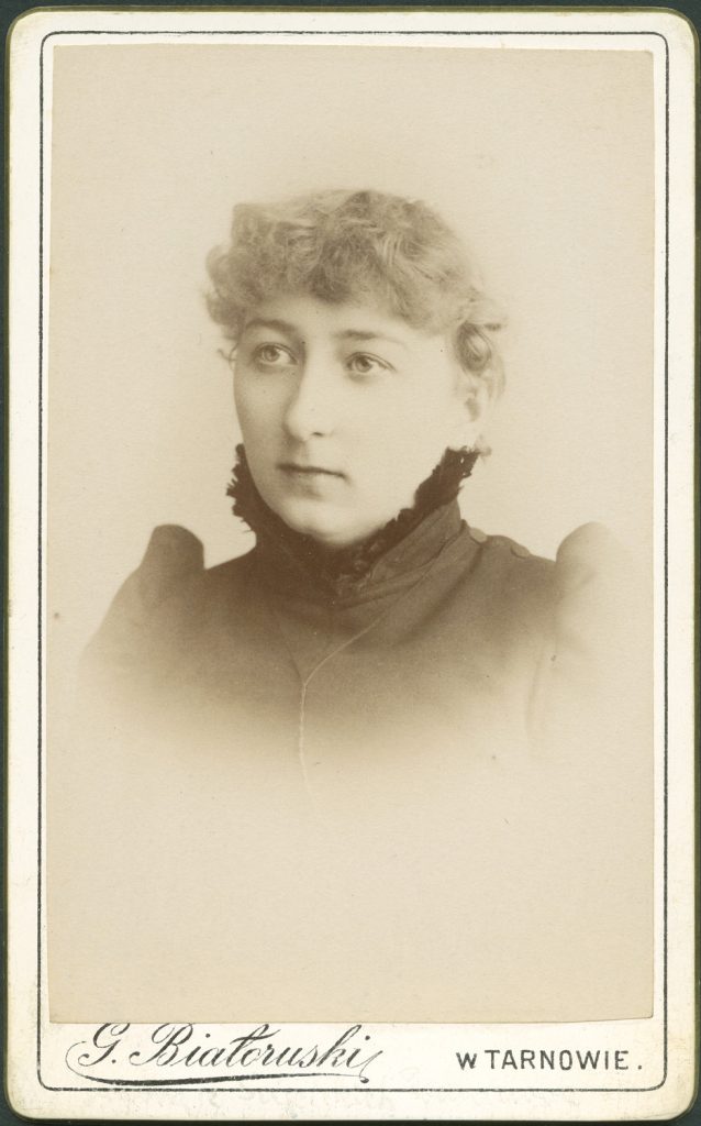 Kobieta z czarną kryzą, portret