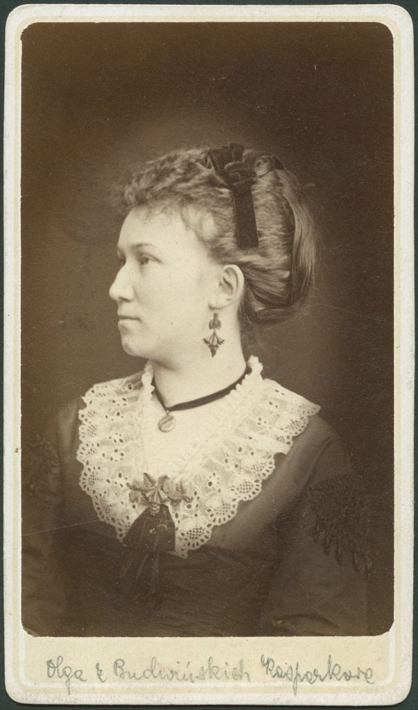 Olga z Budwińskich Kasparkowa, portret