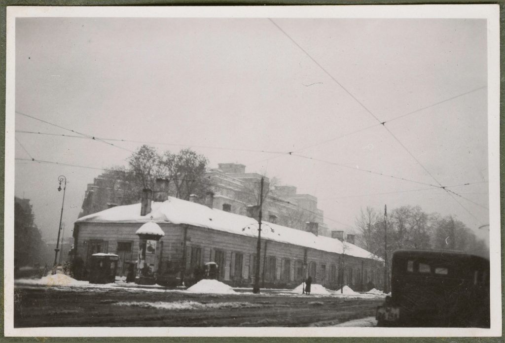 Warszawa, Aleje Ujazdowskie, "Domek Zośki z Powiśla", widok