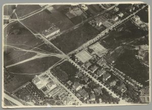 Ukraina, Lwów, widok z lotu ptaka.