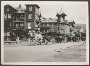 widok willi i dorożek