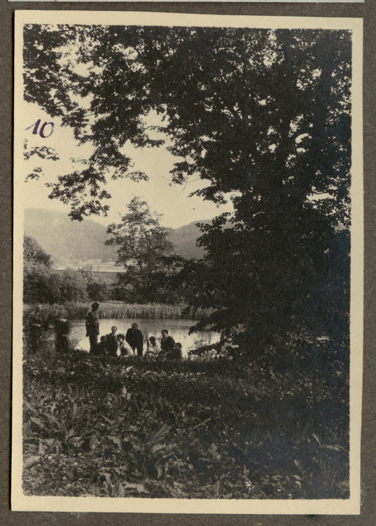 Niegoszowice, widok, "Odwiedziny u rodziny Rostworowskich"