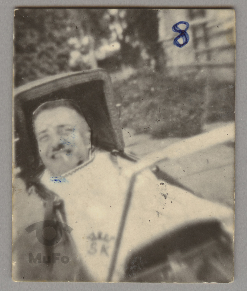 Stanisław Karyłowski, ujęcie głowy w wózku dziecinnym