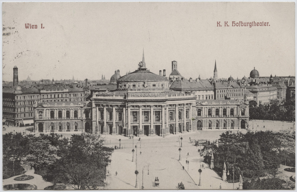 Austria, Wiedeń,  Burgtheater, Ringstrasse