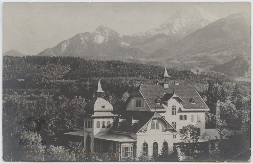Austria, Karyntia, Villach, widok sanatorium