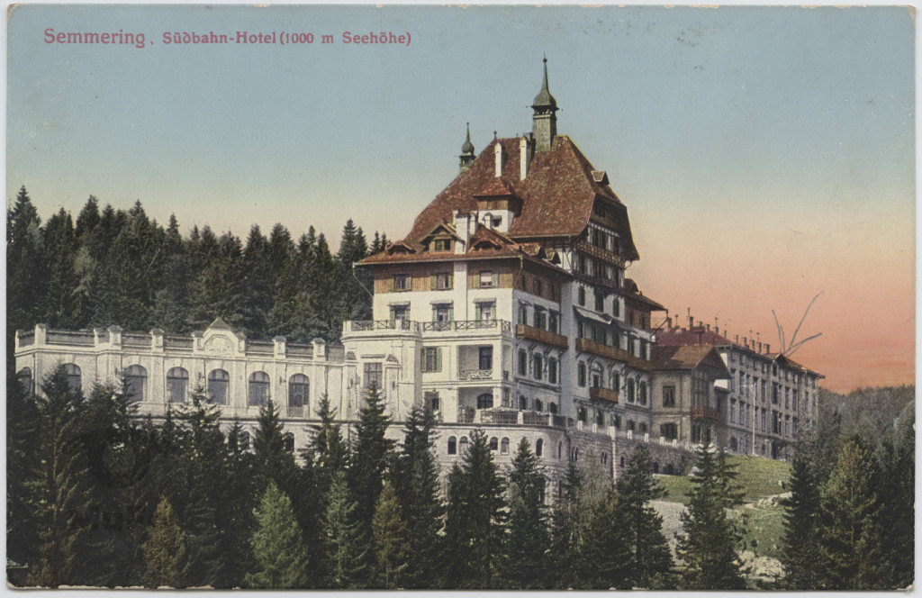 Austria, kurort Semmering, Alpy austriackie, hotel Südbahn