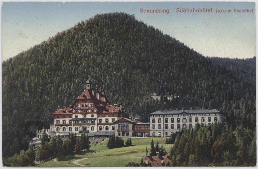 Alpy austr., uzdrowisko Semmering, hotel