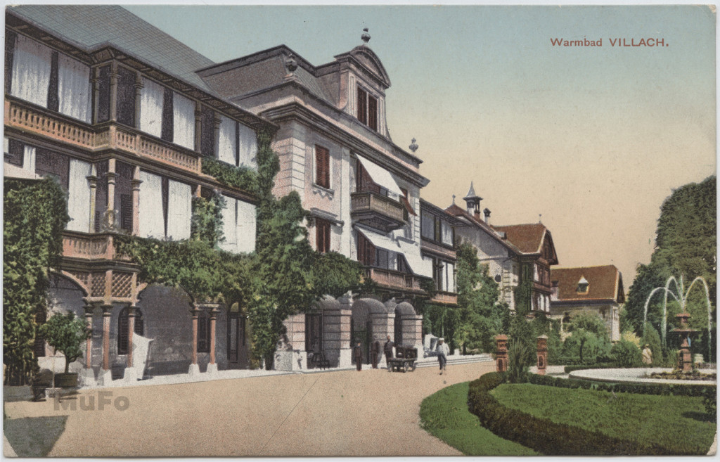 Austria, Villach, hotel i park (?)