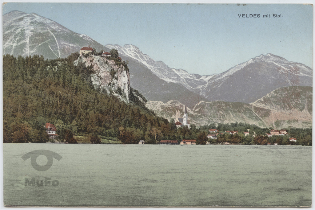 Austria, m. Veldes (pd. Karyntia),  Alpy ( Karawanki , szczyt Stol ), jezioro
