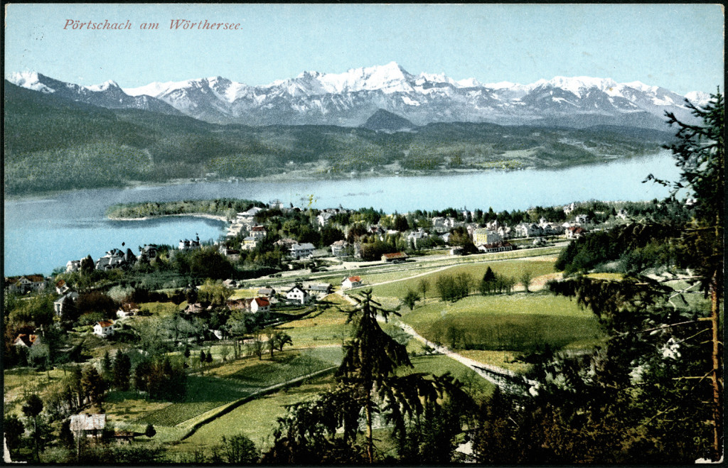 miasto Pörtschach  am Wörtersee,  widok