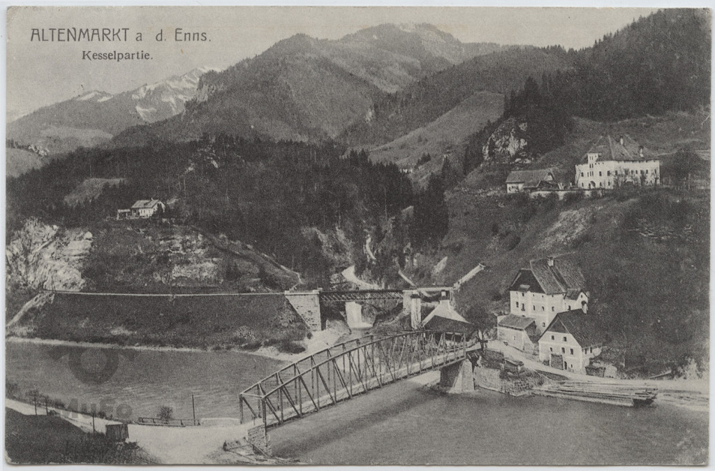 Austria, Altenmarkt, rzeka Enns (Aniza)