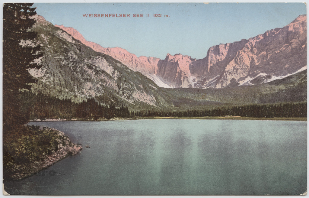 Austria, Alpy, jezioro Weissenfelser