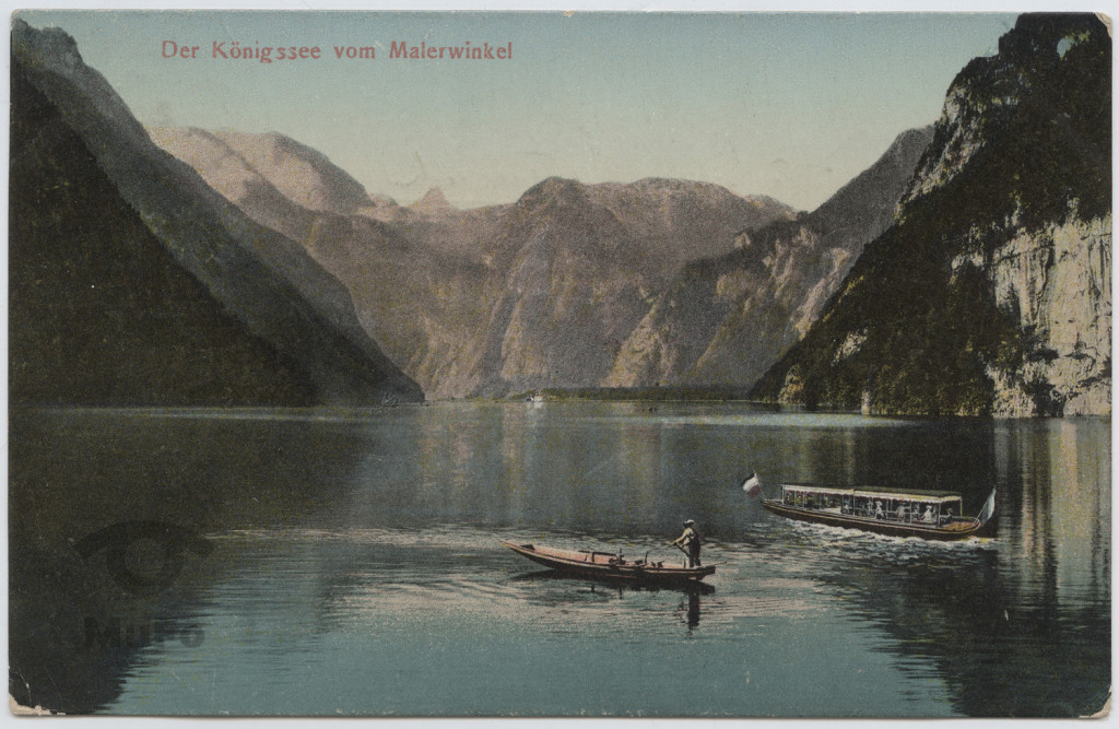 Jezioro Konigssee, Bawaria.