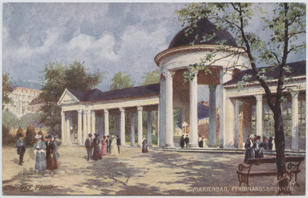 Marienbad, źródło Ferdinandsquellen.