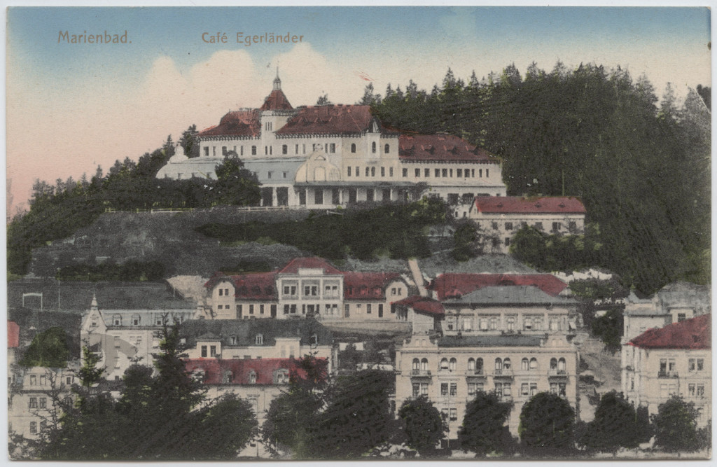 Marienbad, kawiarnia Cafe Englander.