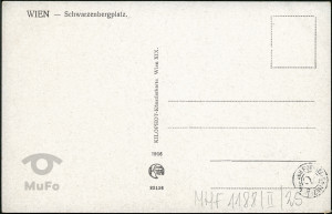 wg mal. reprodukcja akwareli R.W.widok ulicy  Wiednia