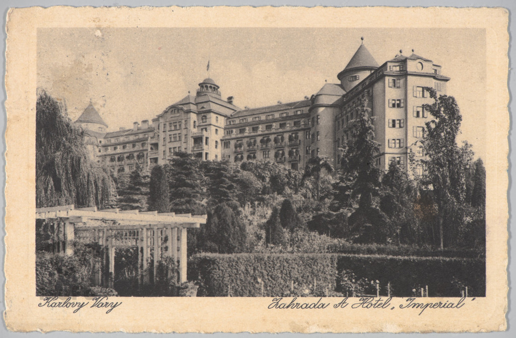 Karlovy Vary, widok hotelu "Imperial"