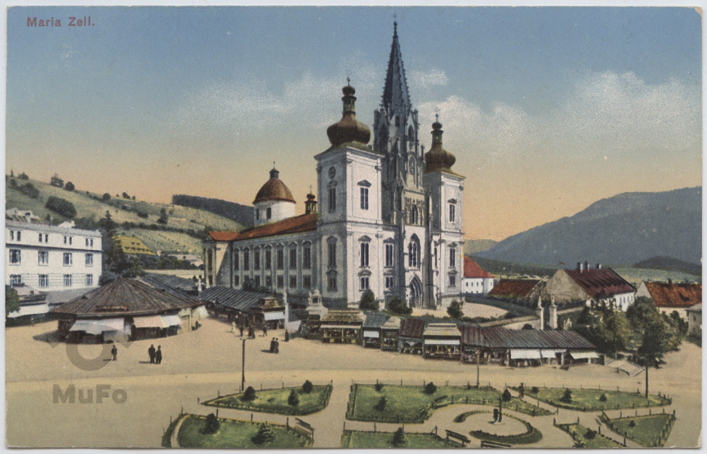 Miasto Mariazell w Styrii.