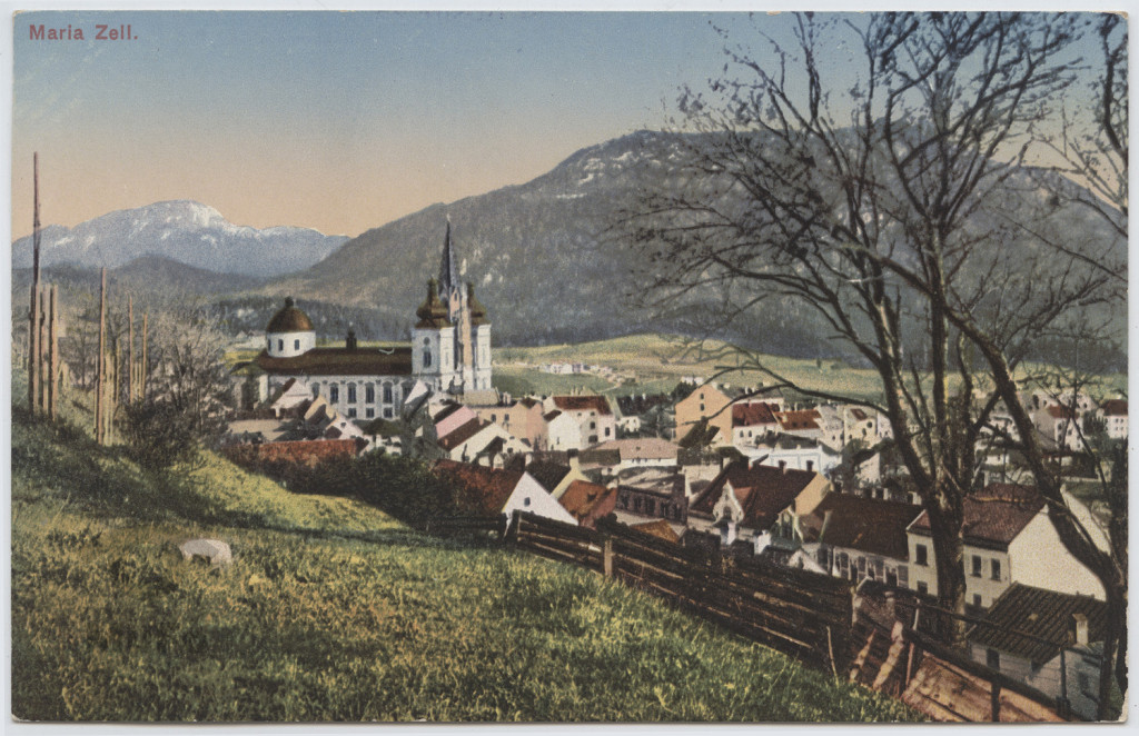 Miasto Mariazell w Styrii.
