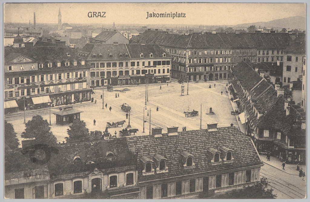 Graz, Jakominiplatz.