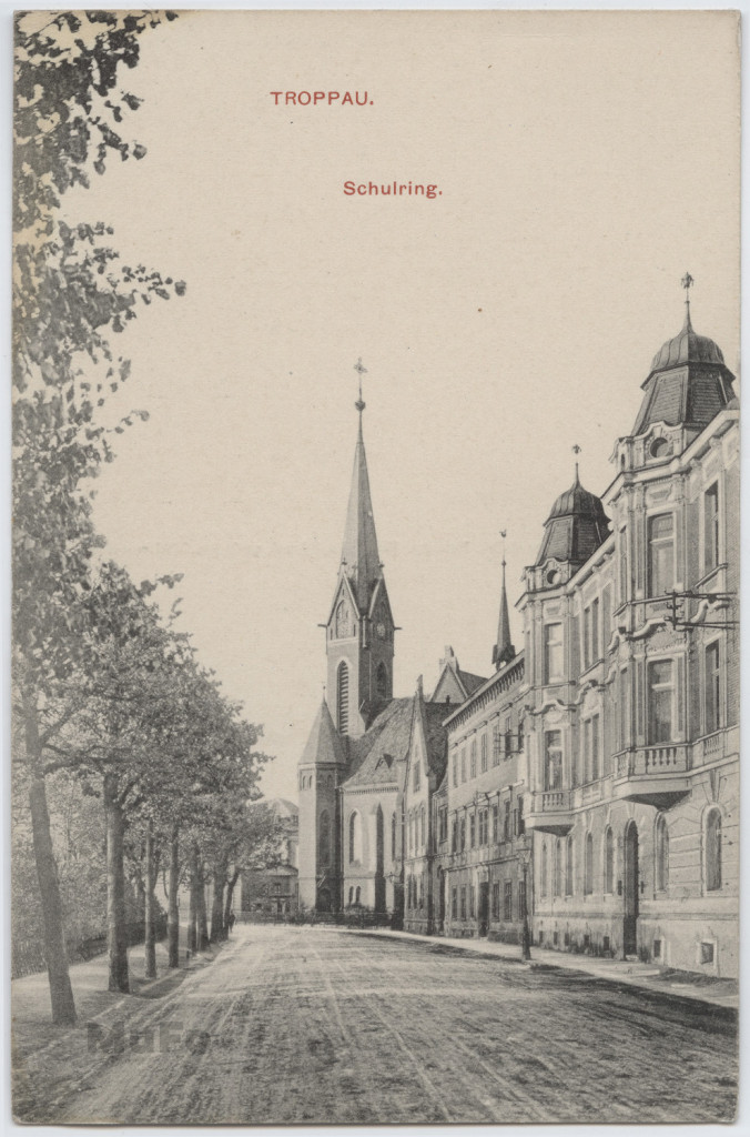 Opawa, widok ulicy Schulring.