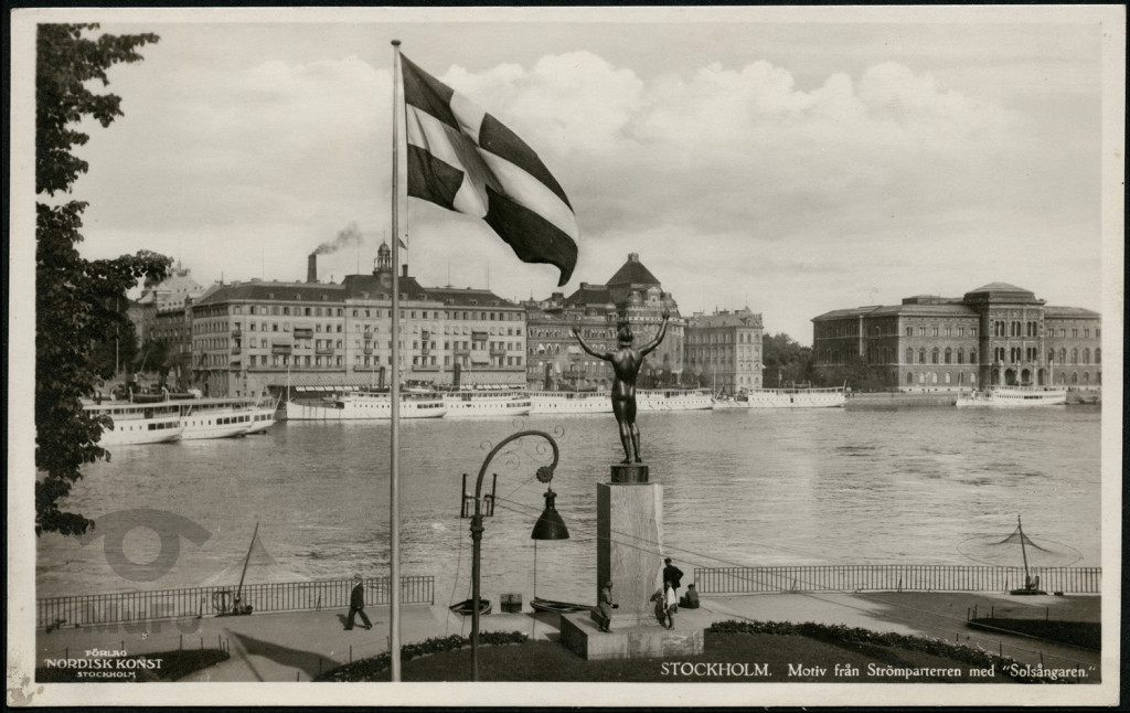 Sztokholm  widok portu