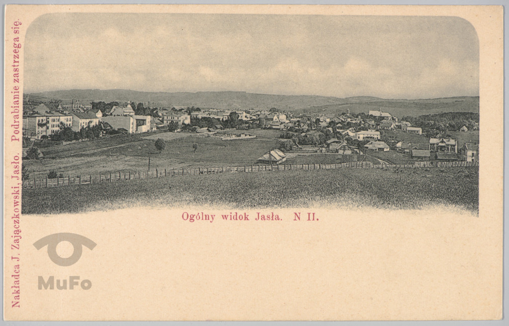 reprod. fot.: Jasło, widok ogólny