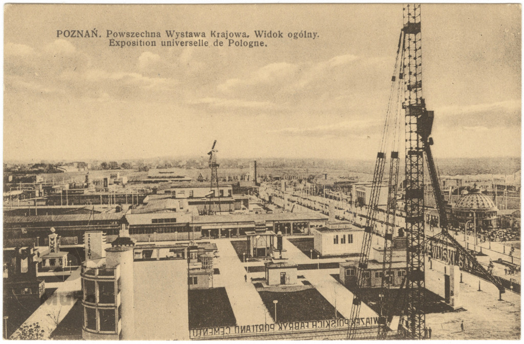 Poznań Powszechna Wystawa Krajowa 1929, widok; dr. reklamowy i informacyjny.