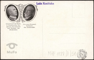 karta pocztowa okolicznościowa pomnik  ces. Franciszka Józefa I  1911