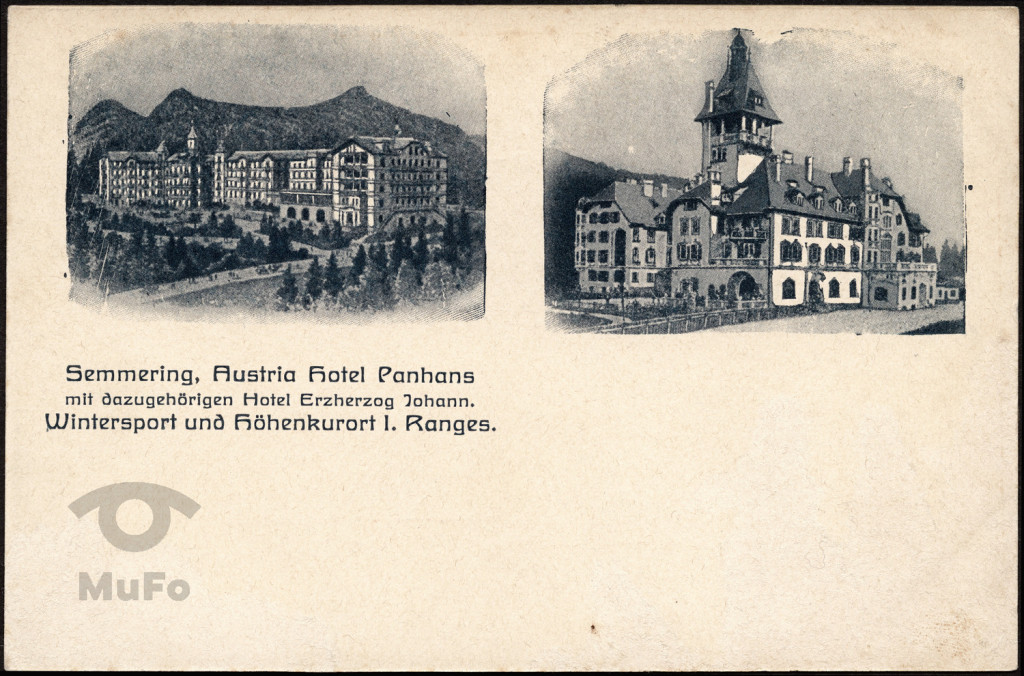 Semmering hotele w górach zestaw 2 widoków