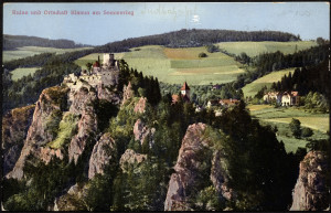 Klamm k. Semmering  ruiny zamku na skale