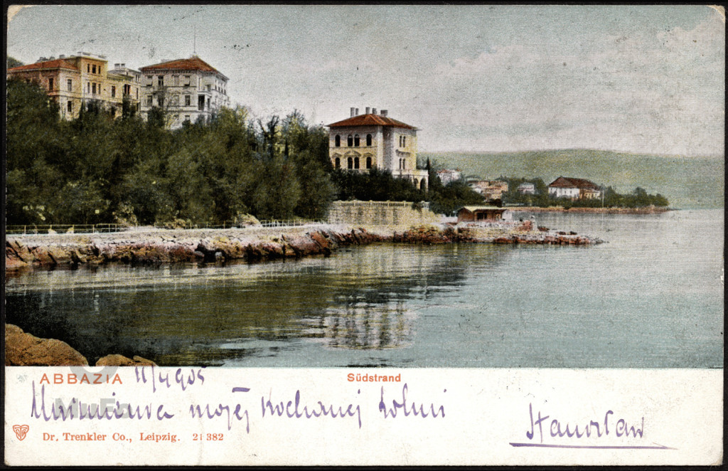 Abbazia (Opatija) morze i  plaża pd,