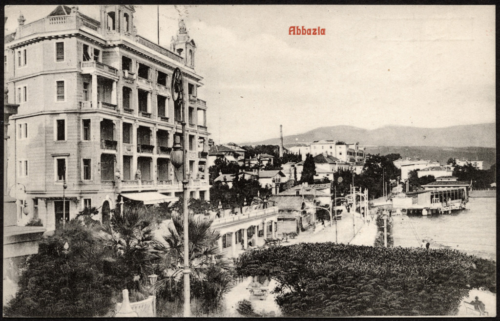 Abacja (Opatija) n. Adriatykiem widok nieco z góry