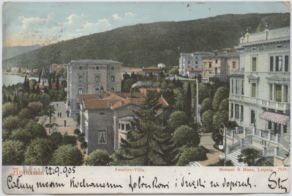 Abbazia (Opatija)  wille wśród drzew