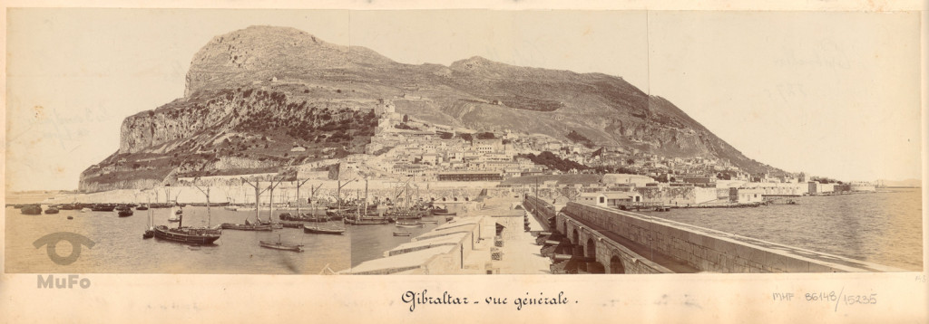 Gibraltar. Widok ogólny od strony lądu