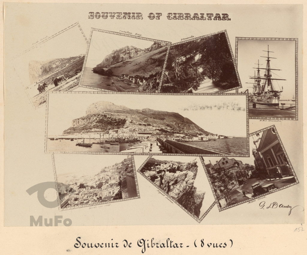Gibraltar. Mozaika, 8 widoków.