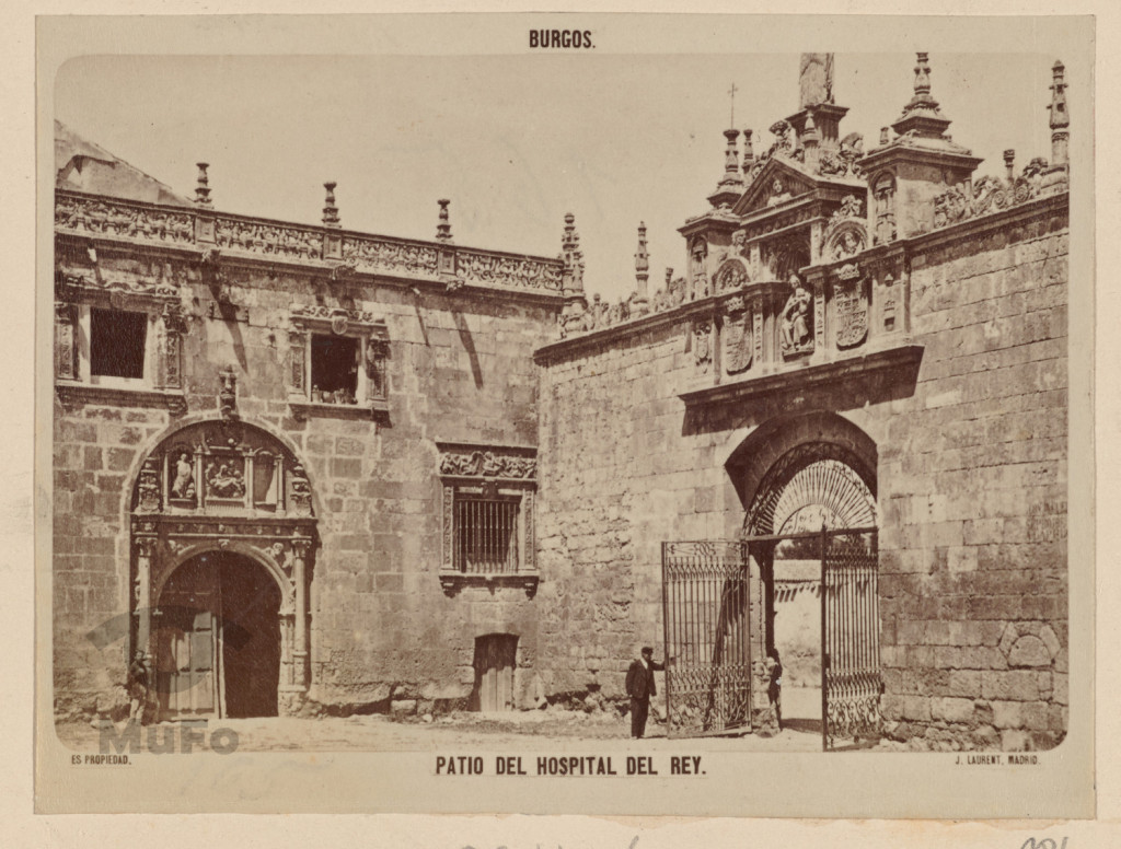 Burgos. Szpital królewski, dziedziniec.