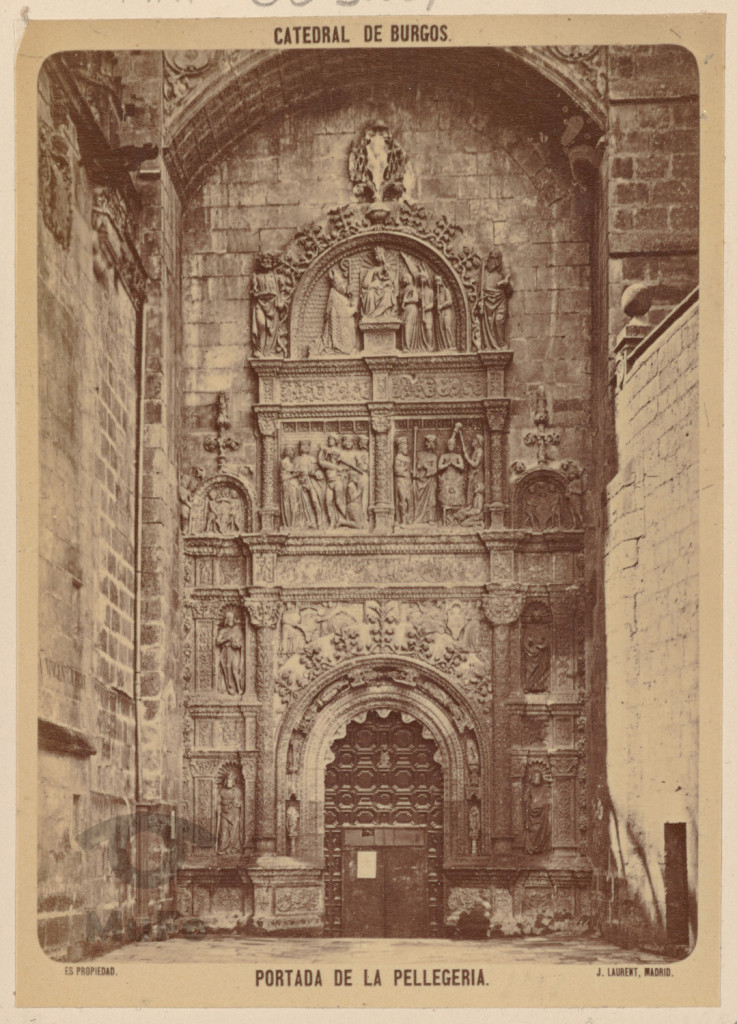Burgos, katedra Świętej Marii, brama - puerta de la pellegeria.