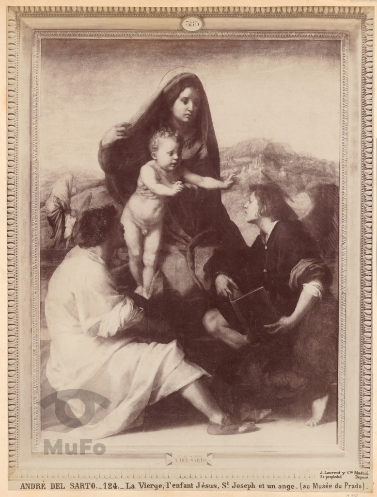 Repr. Mal., Andrea del Sarto, Madonna z dzieciątkiem, św. Józefem i Aniołem