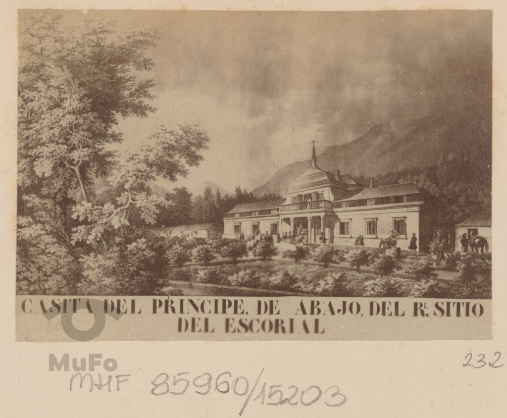 Casita del Principe de Abajo del  R. Sitio del Escorial