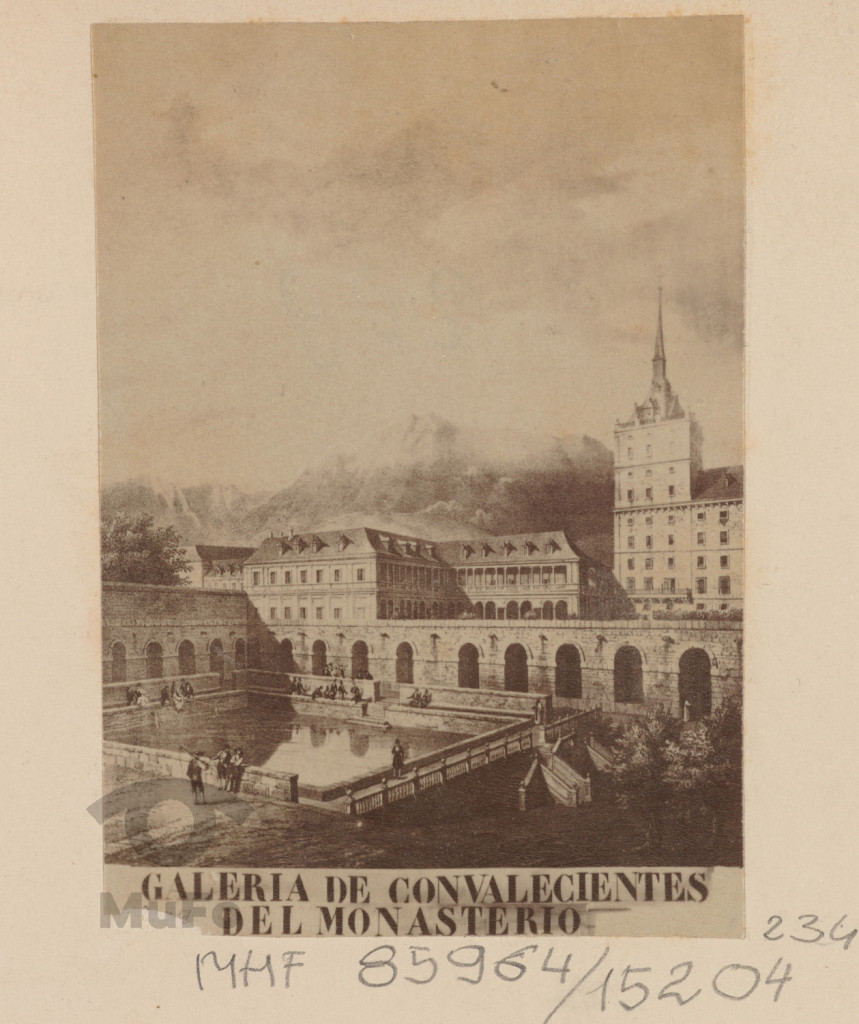 Repr. Mal. Galeria de Convalecientes del Monasterio. Escorial.