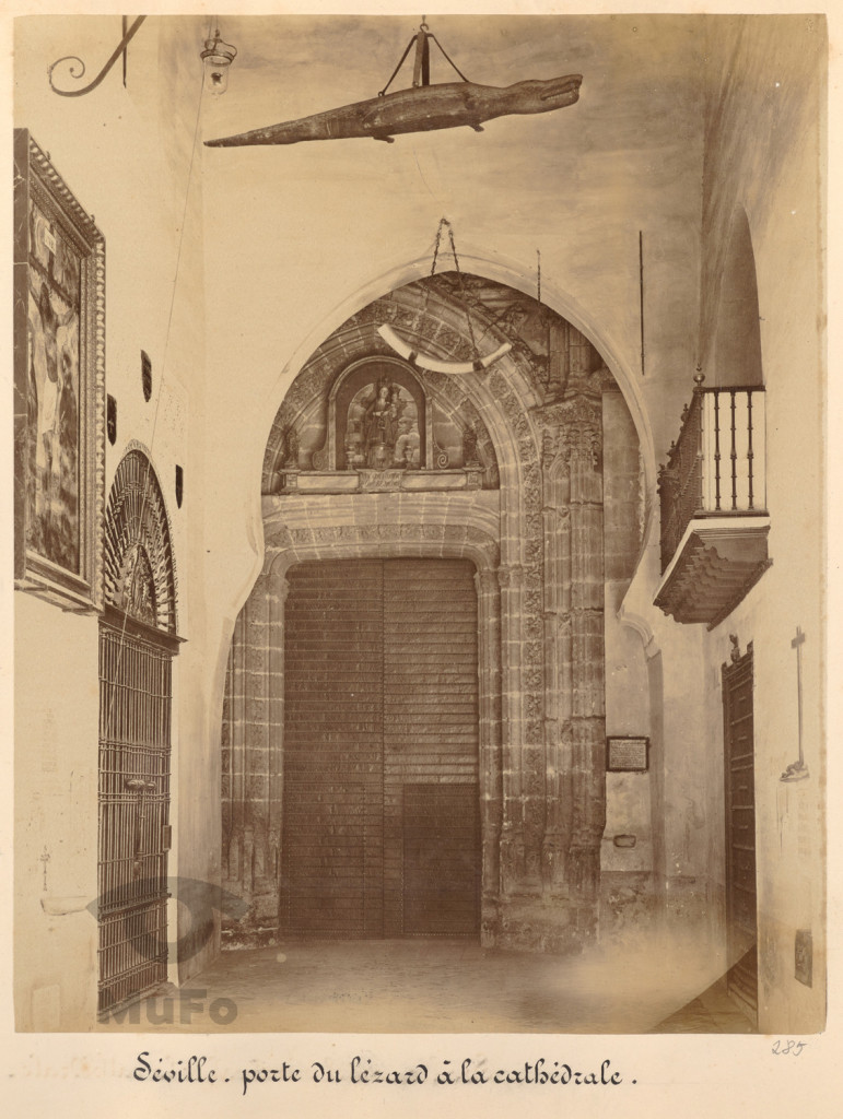Sewilla - katedra, porte du lézard