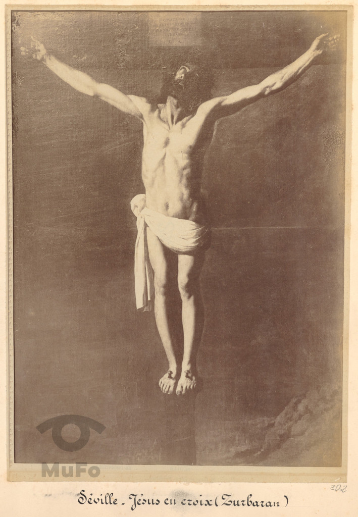 Repr. obrazu.  Zurbaran - Jezus na krzyżu