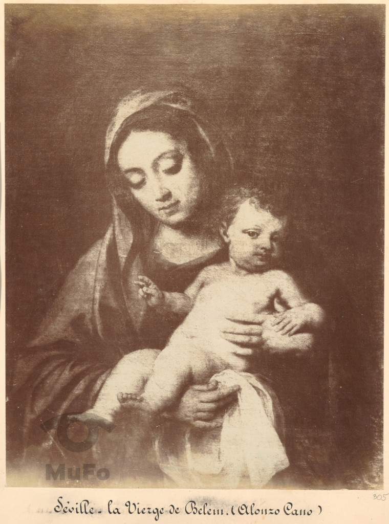 Repr. obrazu.  Alonzo Cano - Matka Boska z Belem