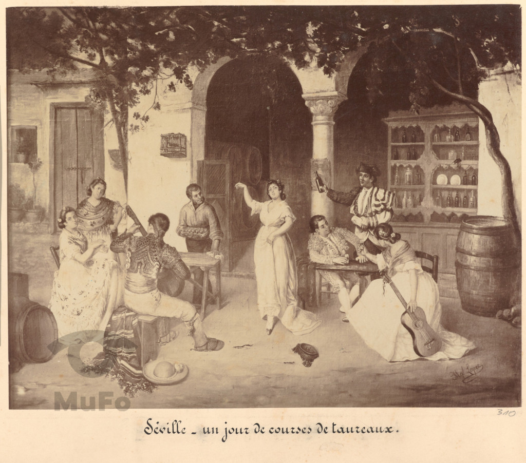 Repr. obrazu. "Séville - un jour de courses de taureaux"