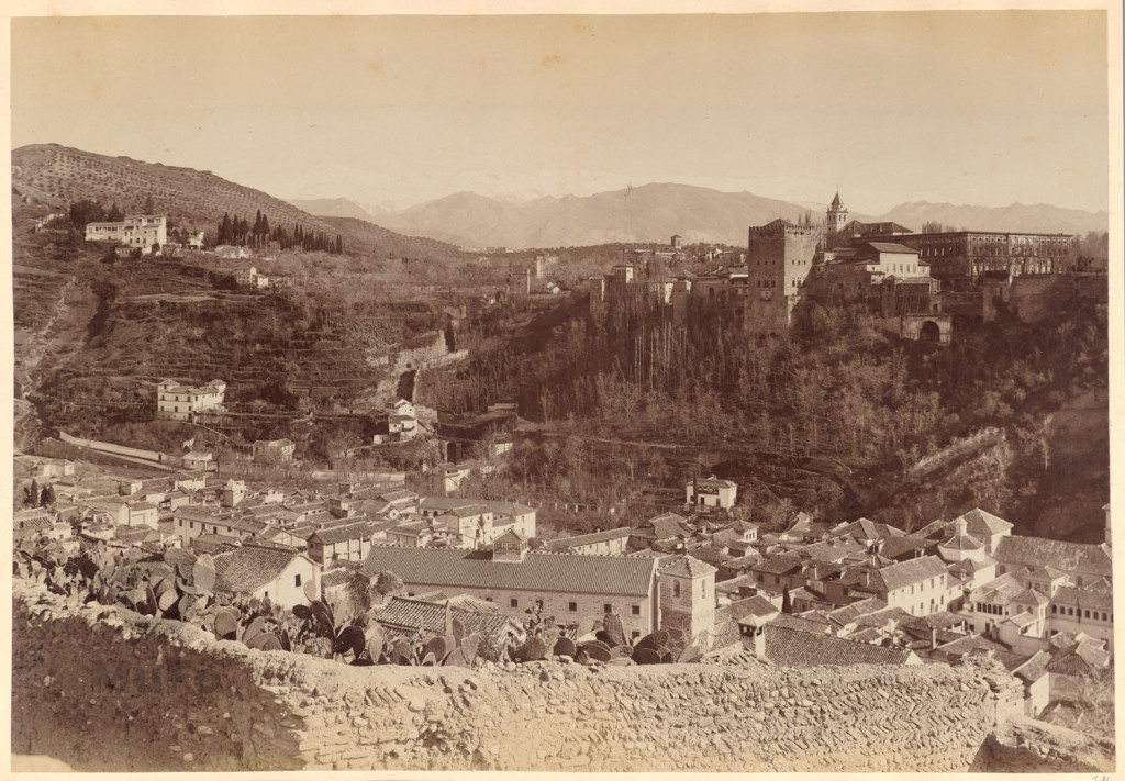 Granada, widok na twierdzę  Alhambra