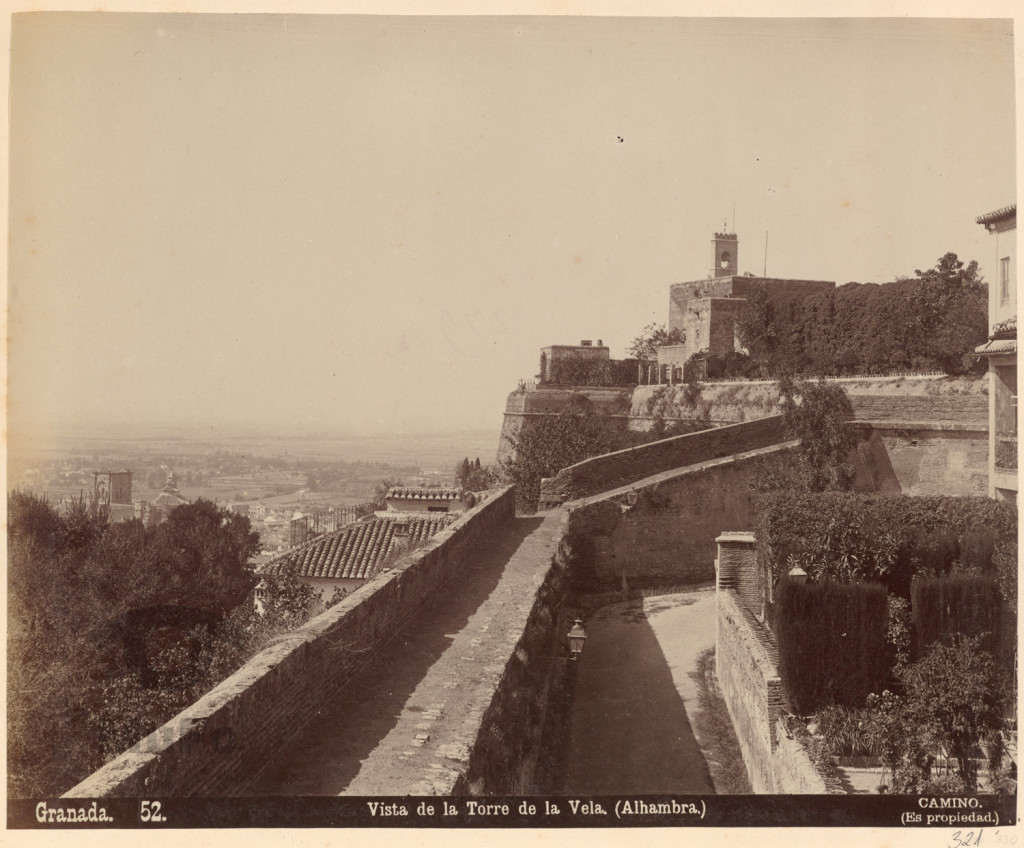 Alhambra. Mury obronne. Panorama