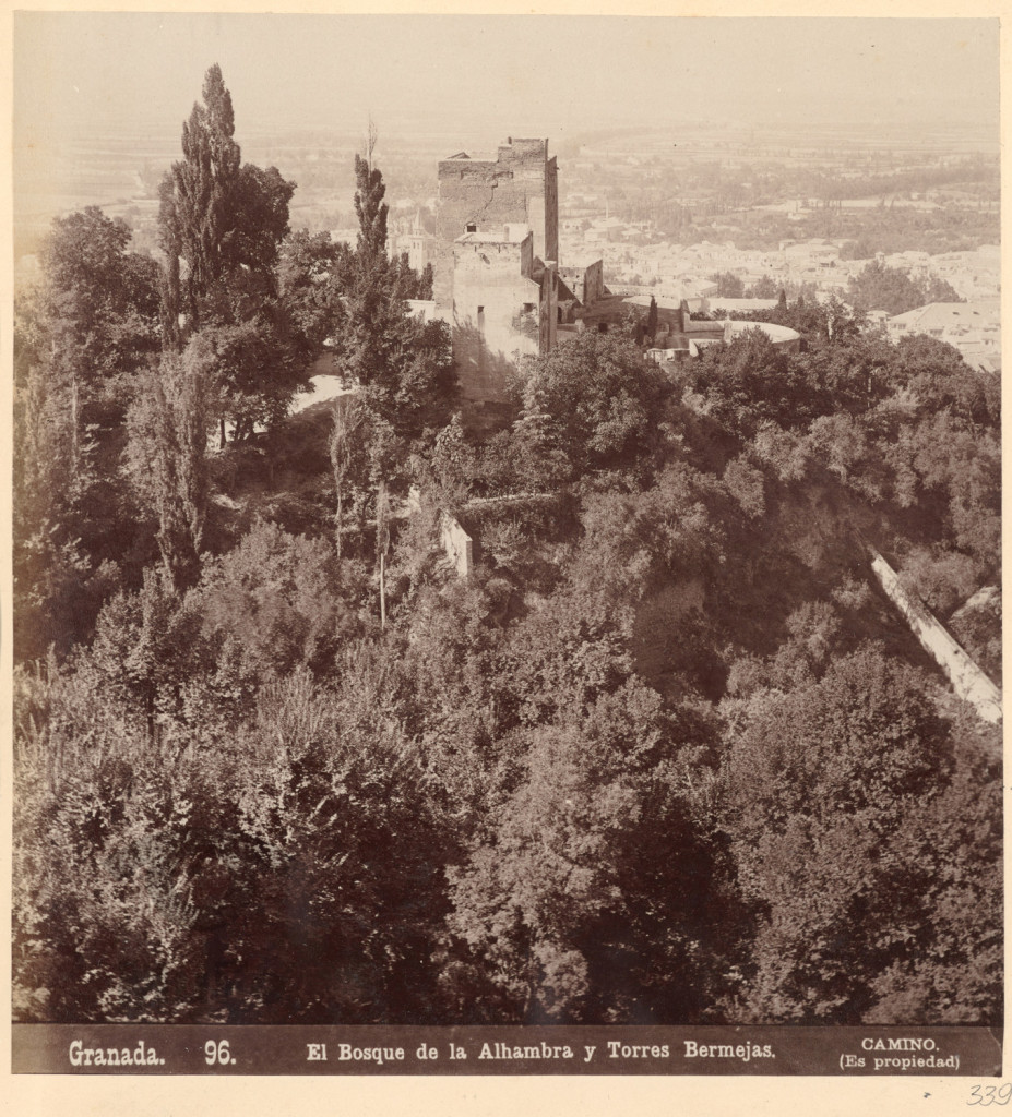 Alhambra, widok na twierdzę.